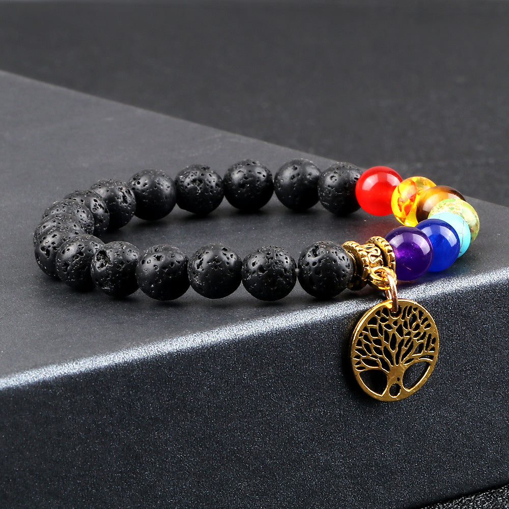 Bracelet de perles avec pendentif Arbre de vie