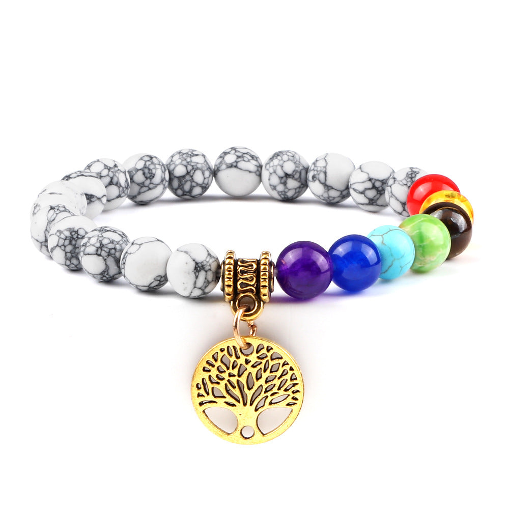 Bracelet de perles avec pendentif Arbre de vie